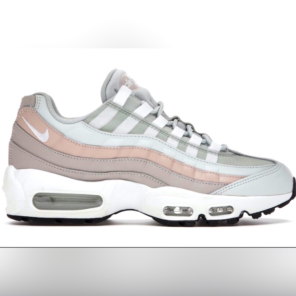 Nike Women’s Air Max 95 in Light Gray and Blush